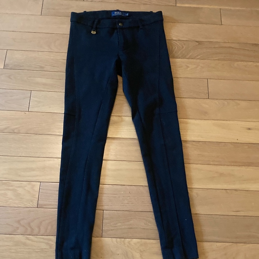 Polo Ralph Lauren Skinny Black Equestrian Pants size 2